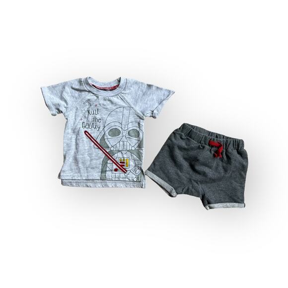 Star Wars Baby Shorts And Graphic Tee Set - Picture 1 of 4